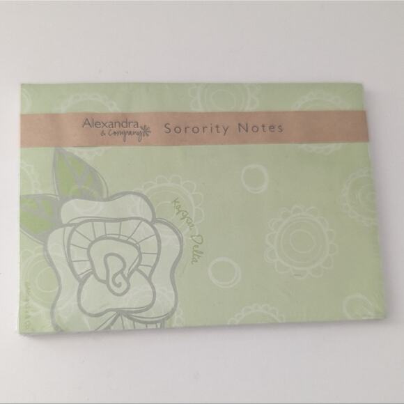 NEW Kappa Delta Notepad Sorority Green Approx 4.5 x 6.5 - Picture 3 of 6
